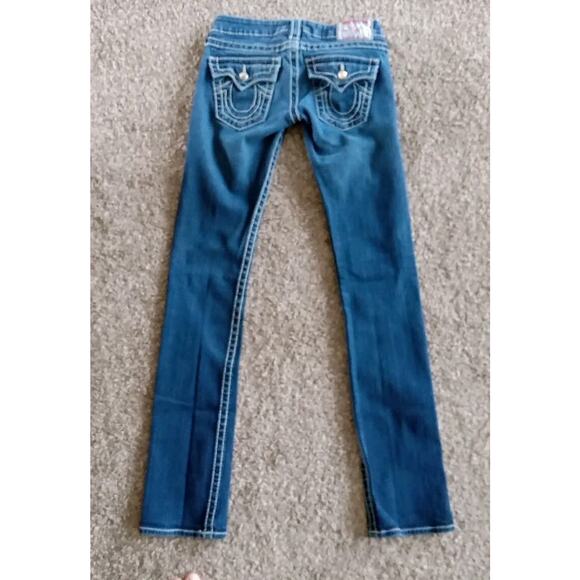 True Religion Blue Jeans RN#112790 CA # 30427 Women's Size 24 28x33 USA 🇺🇸 - Picture 1 of 8